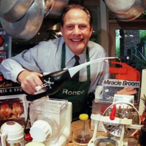 Ron Popeil with some of his inventions (Credit: David McNew)
